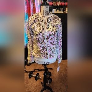 Junior sequence jacket new with tag.